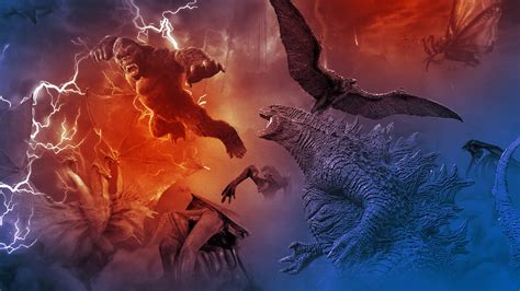 Godzilla Vs Kong Monsterverse Wallpaper By Thekingblader995 On Deviantart