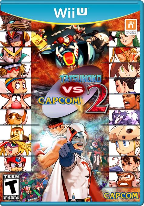 Wii U TATSUNOKO VS CAPCOM 2 Boxart By MachRiderZ On DeviantART Capcom