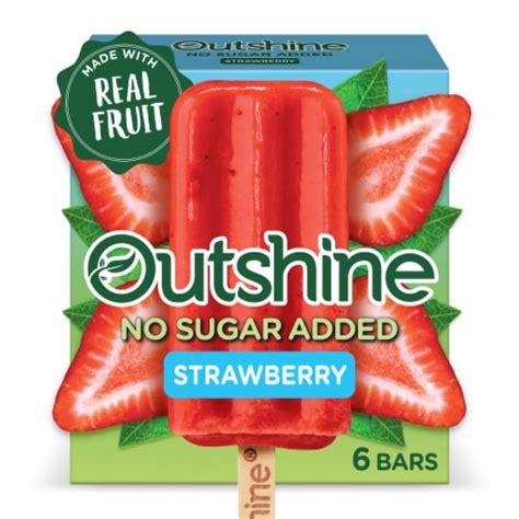 Outshine® Sugar Free Strawberry Fruit Bars 6 Ct King Soopers