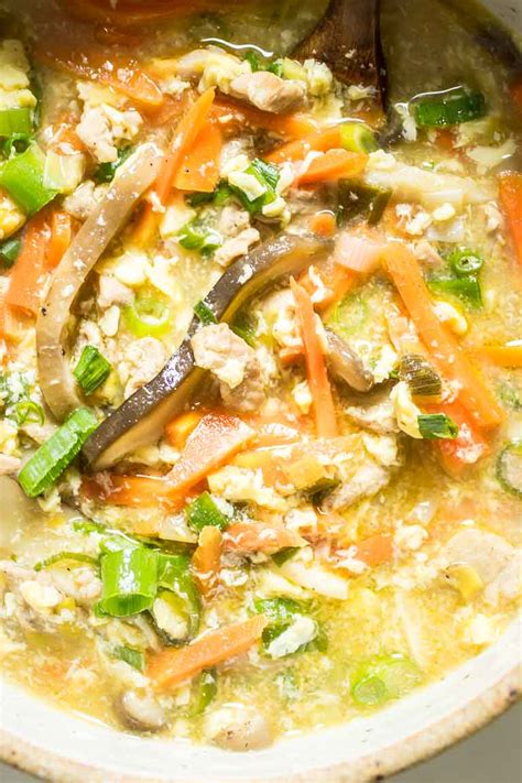 Paleo Hot And Sour Soup Gluten Free Whole30 Keto I Heart Umami