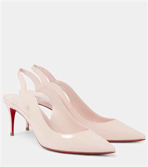 Christian Louboutin Hot Chick Sling Leather Slingback Pumps Christian Louboutin