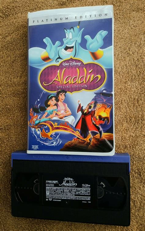 Disneys Aladdin VHS Special Platinum Edition Values MAVIN