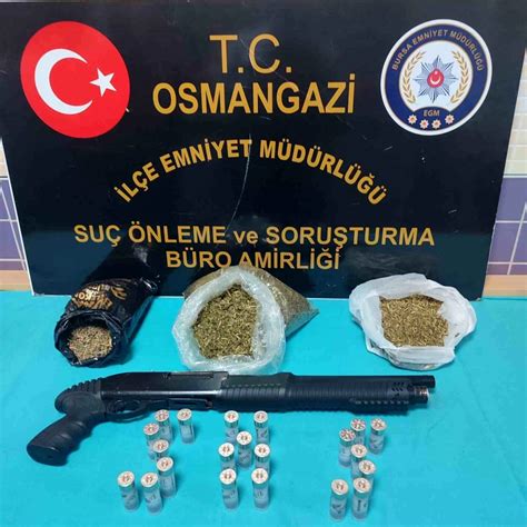 Bursa da Uyuşturucu ve Ruhsatsız Silah Operasyonu Haberler