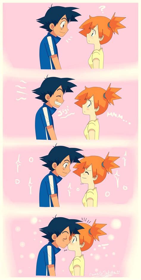 Pokeshipping Sweet Kiss By Moritosakura Pokeshipping Pokemon Ash