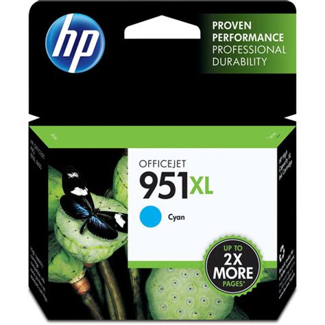 Hp Xl Cyan Officejet Ink Cartridge Cn An B H Photo Video