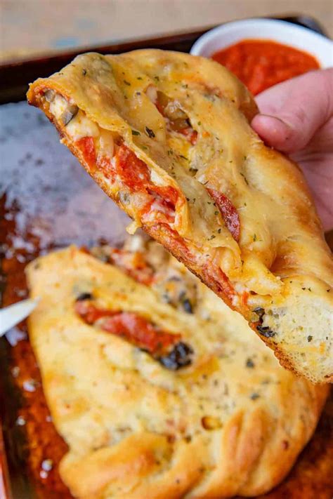 Easy Calzone Recipe (How to Fold - Done in 30!) - Dinner, then Dessert