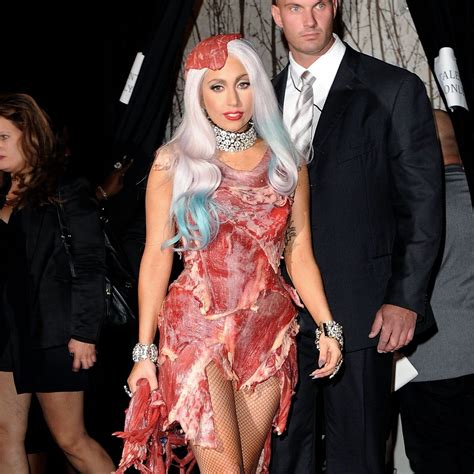 This Is What Lady Gaga S Meat Dress Looks Like Now Marie Claire