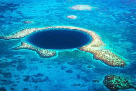 Great Blue Hole In Belize Geo