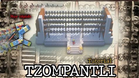 Tzompantli Tutorial rápido de construcción Minecraft 1 18 1 La gran