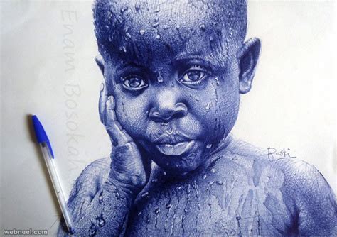 Realistic Ballpoint Pen Art