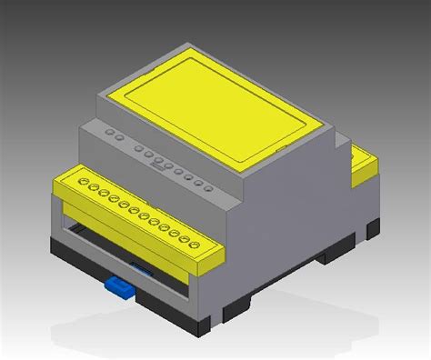 Archivo STL CAJA RIEL DINModelo Para Descargar Y Imprimir En 3DCults