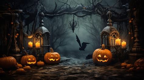 Premium Photo | A dreamy and enchanting Halloween background 4K