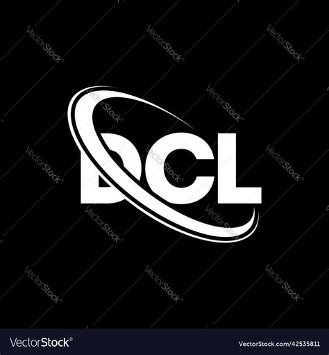 Dcl logo letter design Royalty Free Vector Image