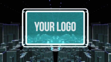 Neon Logo Reveal Templates Royalty Free Storyblocks