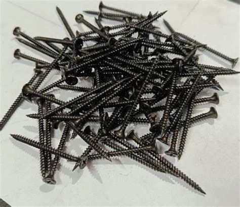 Black Galvanized Carbon Steel Gypsum Board Screw Diameter 10 Mm At Rs