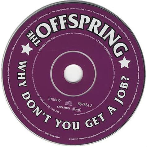 Offspring Why Don T You Get A Job Cd Uk Cd Single Cd