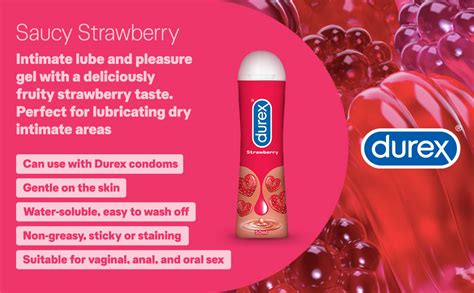 Buy Durex Lube Saucy Strawberry Lubricant Gel For Women 50ml Online In India Pixies