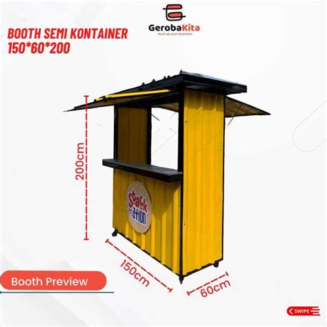 Jual Gerobakita Booth Semi Container Makanan Minuman Di Seller