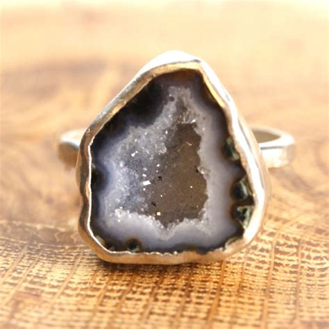 Baby Tabasco Geode Ring Ledajewelco