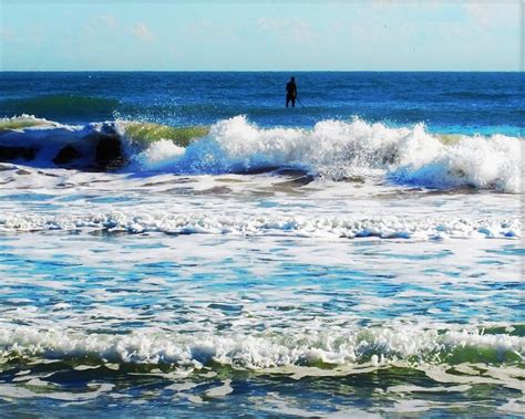 January Surfing at Cocoa Beach Photograph by Mindy Newman - Fine Art ...