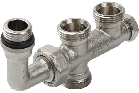 Узел бокового подключения радиатора SANEXT НР 1/2" x ВР 3/4" Евроконус ...