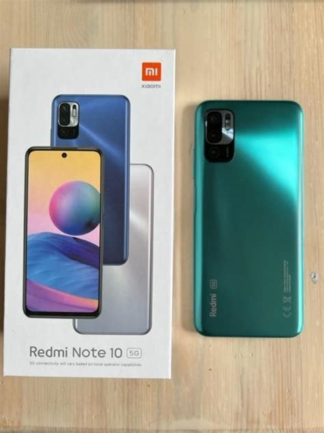 Xiaomi Redmi Note 10 5g Aurora Green 4gb 64gb 8gb ZÁruka Do 1 8 2023