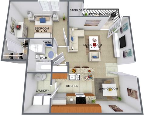 Floor Plans - Waterford Pointe Apartments