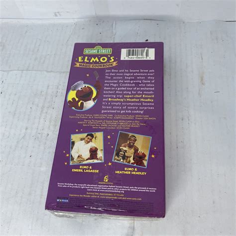 Sesame Street Elmos Magic Cookbook VHS 2001 For Sale Online EBay