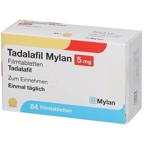 Tadalafil Mylan 5 Mg 84 St Shop Apotheke