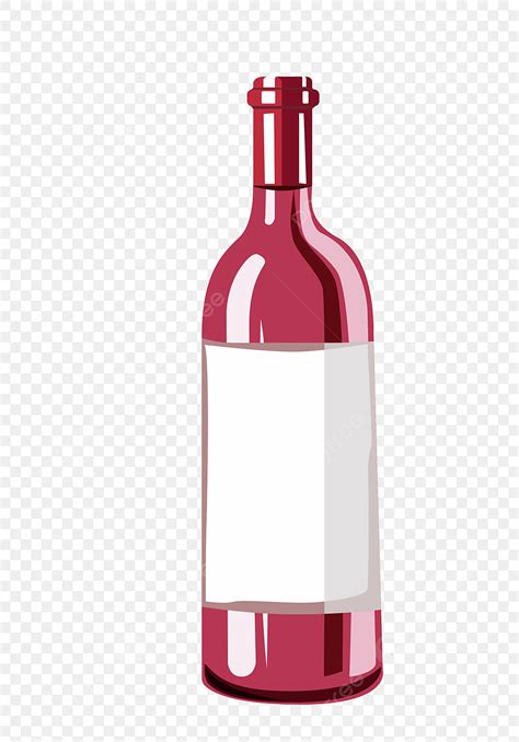 Red Wine Clipart Transparent Background Red Bottle Of Red Wine