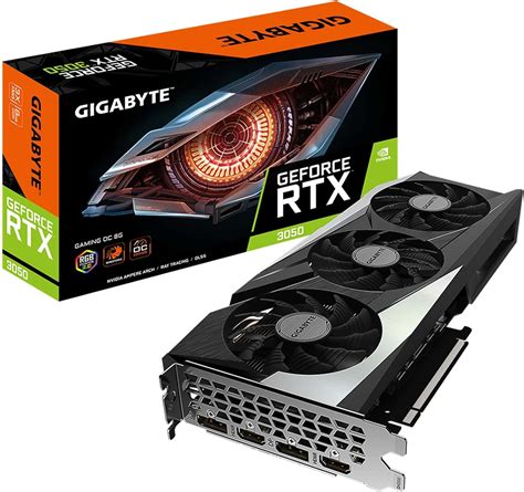 Gigabyte Tarjeta Gráfica Geforce Rtx 3050 Gaming Oc 8g 3 Ventiladores Windforce 8