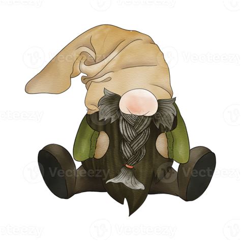 Watercolors Gnome Autumn 9886817 Png