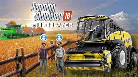 Farming Simulator Harvesting Wheats Fs Multiplayer Gameplay