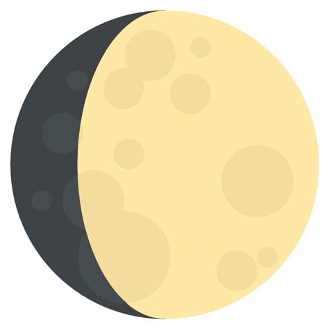 Waxing Gibbous Moon Vector SVG Icon - SVG Repo