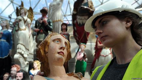 BBC News In Pictures Naval Figureheads Go On Show At Cutty Sark