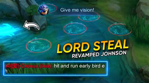 Johnson Hit And Run Item Build Steal Lord 😱 Must Try This Build 🔥