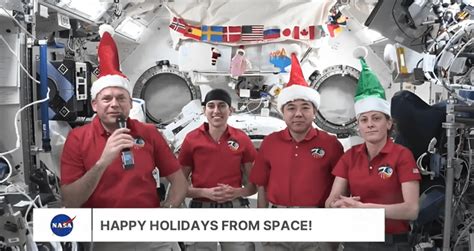 Astronautas De La Nasa Env An Mensaje Por Navidad Desde El Espacio