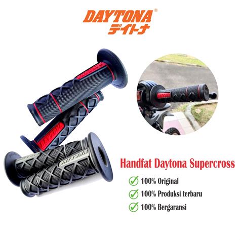 Jual Daytona Handgrip Super Cross Handfat Grip Karet Handle Gas Motor