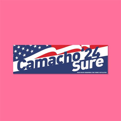 Camacho 2024 Bumper Sticker Etsy