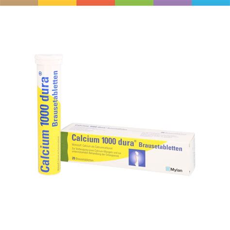 Mylan Calcium 1000 Dura Brausetabletten 20 St Brausetabletten