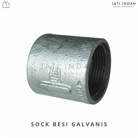 Jual Sock 2 Pipa Besi Galvanis Drat Dalam Socket Sok Sambungan