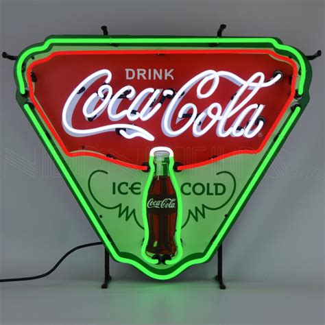 Coca Cola Neon Sign Coke Signs Cocacola Neons For Garage Etsy