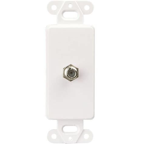 Toma Para TV Decora De Color Blanco LEVITON