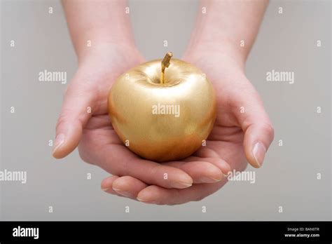 A Golden Apple Stock Photo Alamy