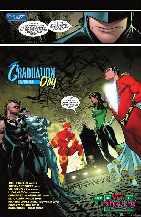 Blue Beetle Graduation Day By Josh Trujillo Review Double Sized