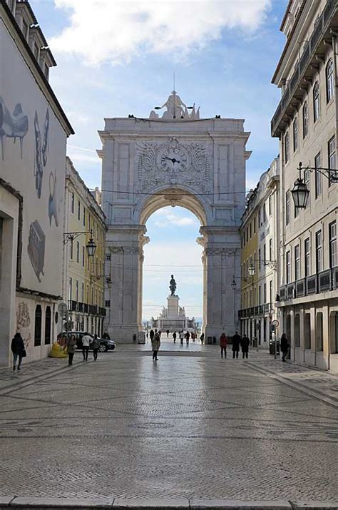 Rua Augusta Arch Portugal Visitor Travel Guide To Portugal