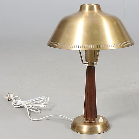 Bordslampa Tr Och Metall Hans Bergstr M Asea Talets Mitt