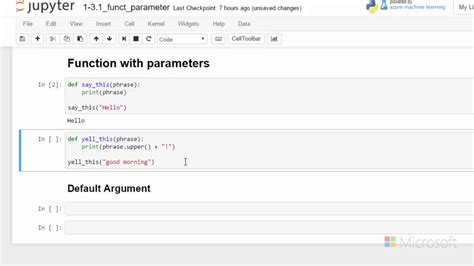 28 Python Beginner Strings And Functions Function Parameters Youtube