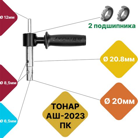 ТОНАР Адаптер ледобура под шуруповерт купить на OZON по низкой цене ...