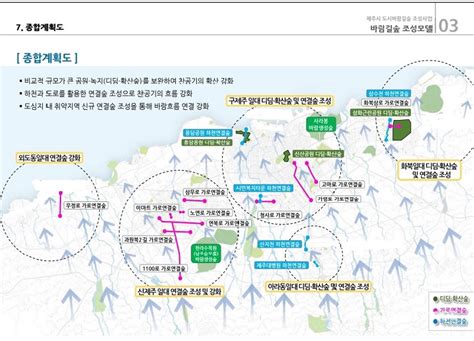 분산된 도시숲 연결 “녹지네트워크 구축”제주시 도시바람길숲 조성